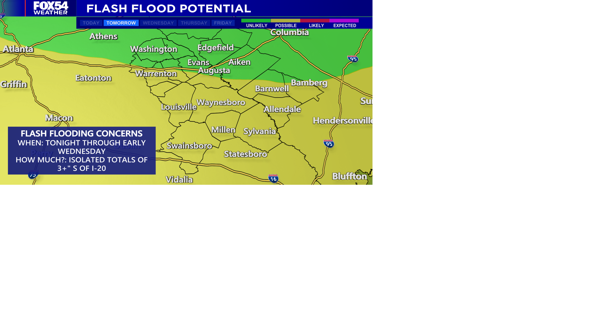 Heavy storms and potential flooding overnight | | wfxg.com