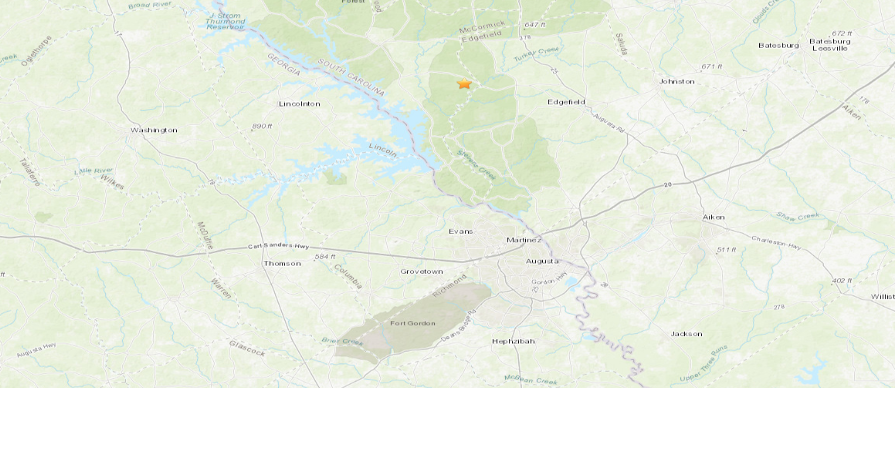 Magnitude 2.1 Earthquake Hits McCormick Sunday Morning | News