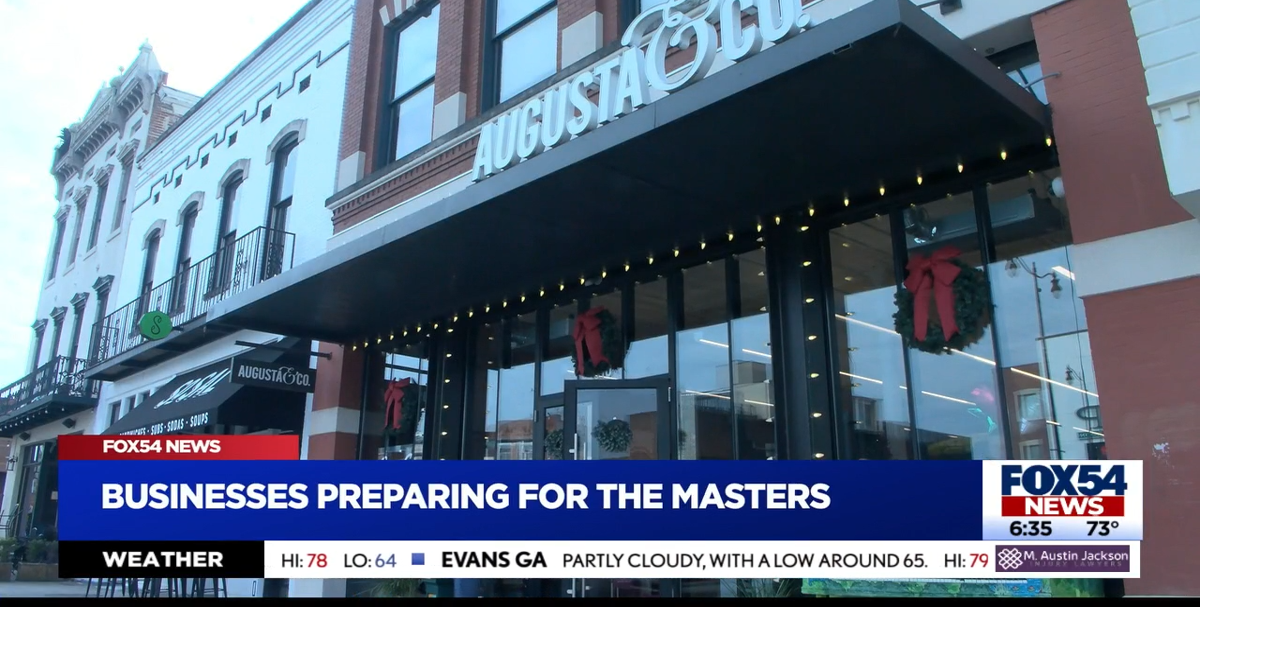 Local businesses prepare for Masters week | News | wfxg.com