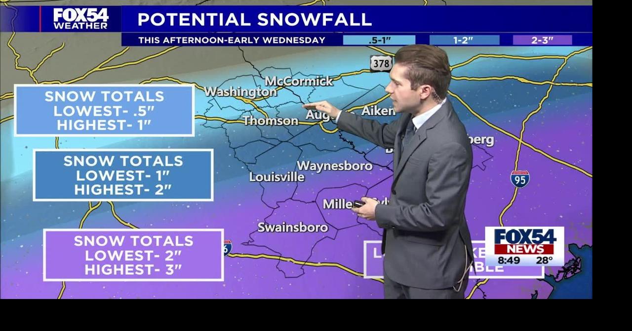 Snow showers arrive this afternoon bringing noticeable accumulations ...