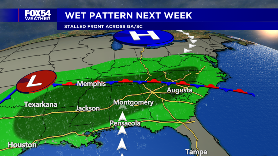 Wet Pattern Continues Next Week | | wfxg.com