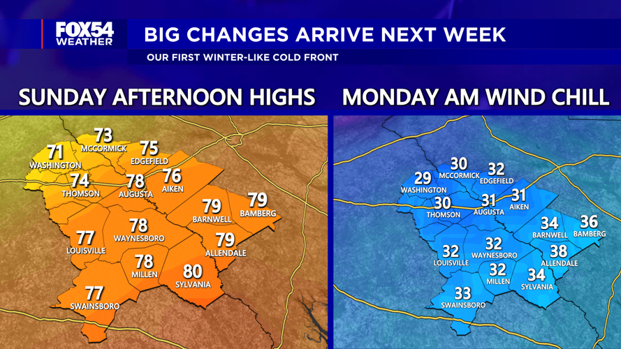 A few periods of showers & storms this weekend ahead of our first taste ...