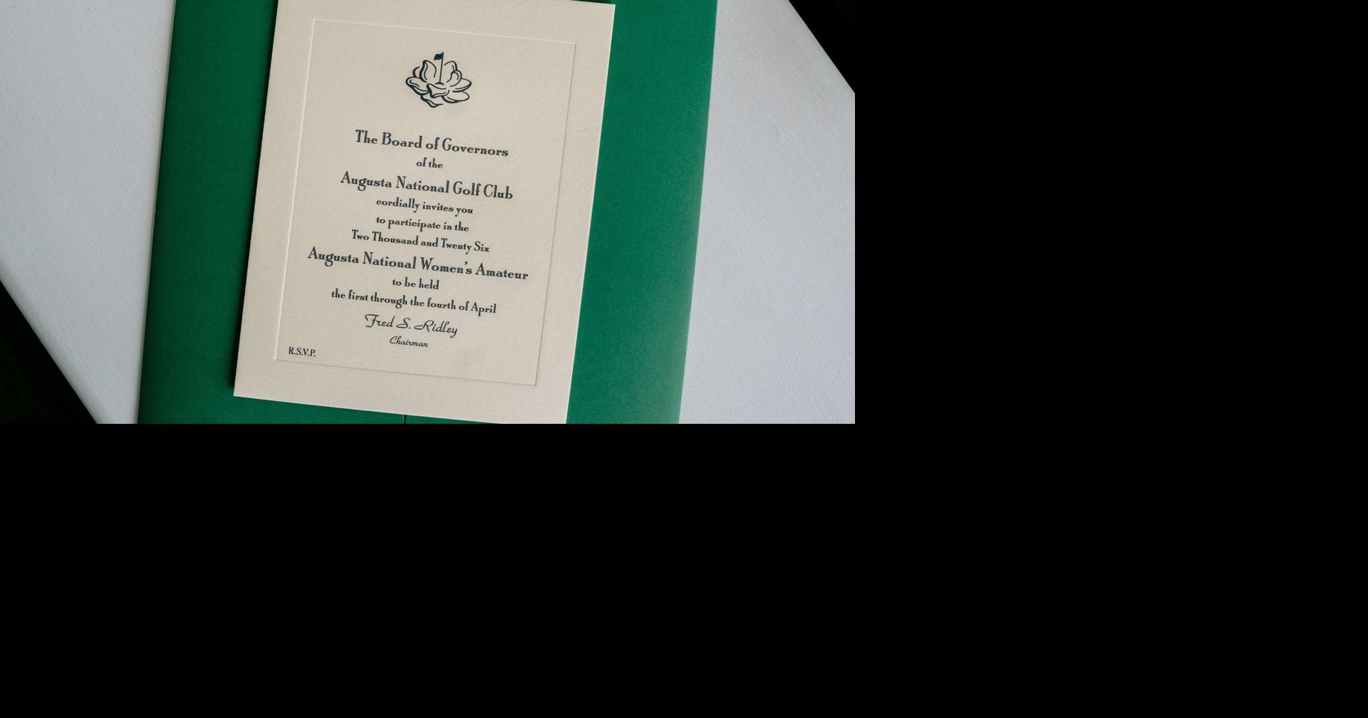 71 players confirmed for 2026 Augusta National Women’s Amateur