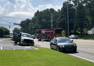 TRAFFIC ALERT: 3-vehicle accident slows Washington Road traffic ...