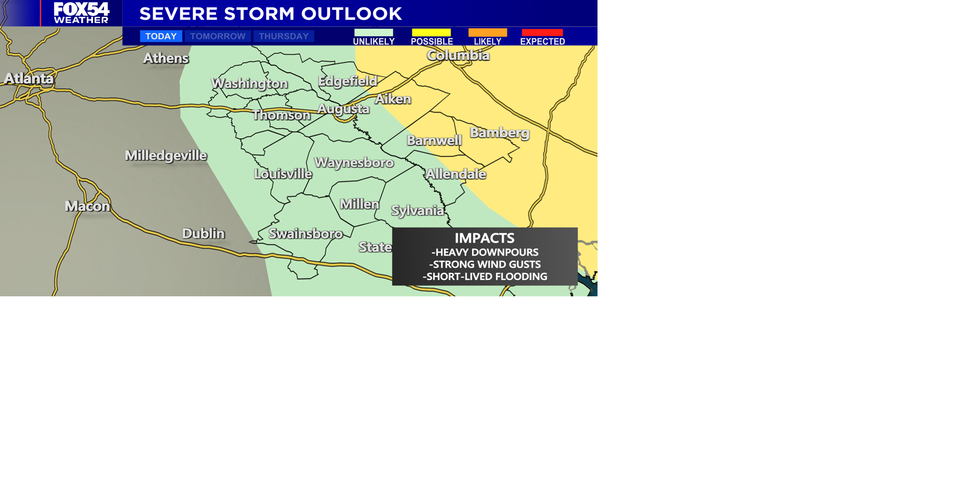 Another hot & humid August day with scattered storms this afternoon and ...