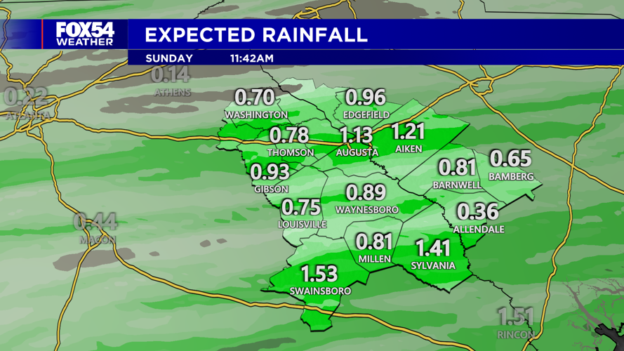 Temps climb to near record status through Friday as rain chances return ...