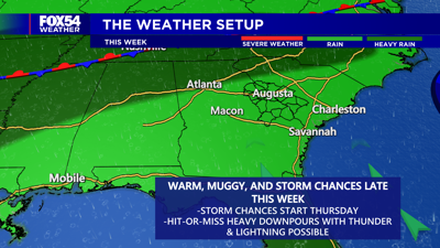 Showers & storms make for an active Memorial Day Weekend in the CSRA ...