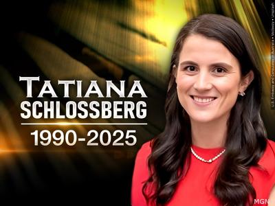 Tatiana Schlossberg, a granddaughter of the late President John F. Kennedy, has  died at 35 | Features | wfxg.com