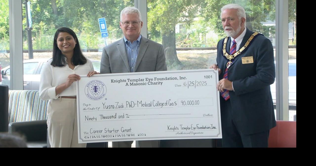 Knights Templar Eye Foundation awards ,000 grant to Augusta University researcher