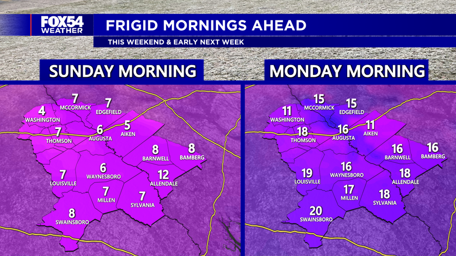 Slick roads and bitter cold temperatures on the way Monday morning ...