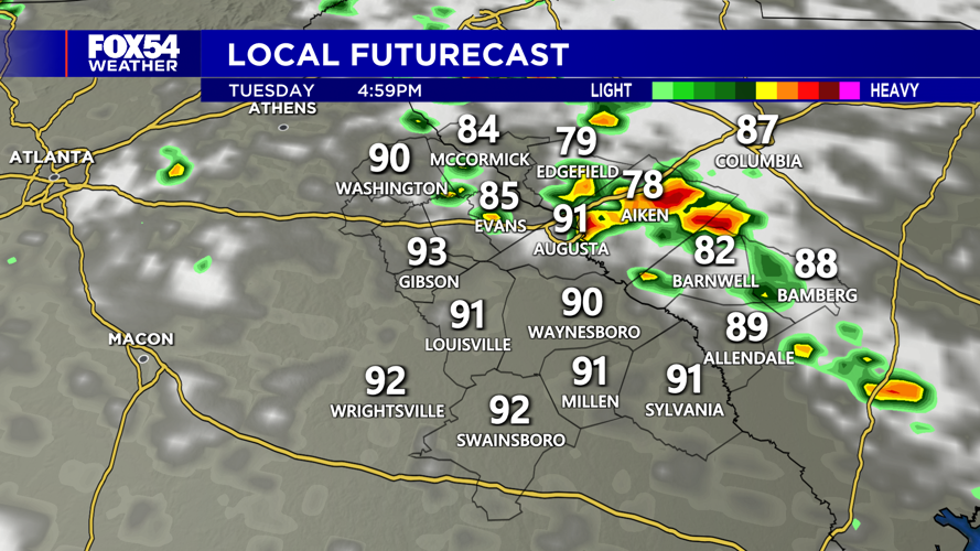 Another hot & humid August day with scattered storms this afternoon and ...