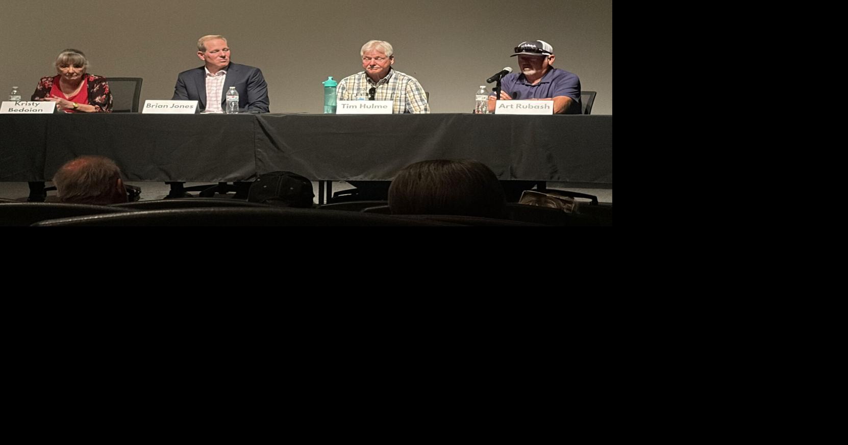 Four Town Council candidates answer questions at candidate forum