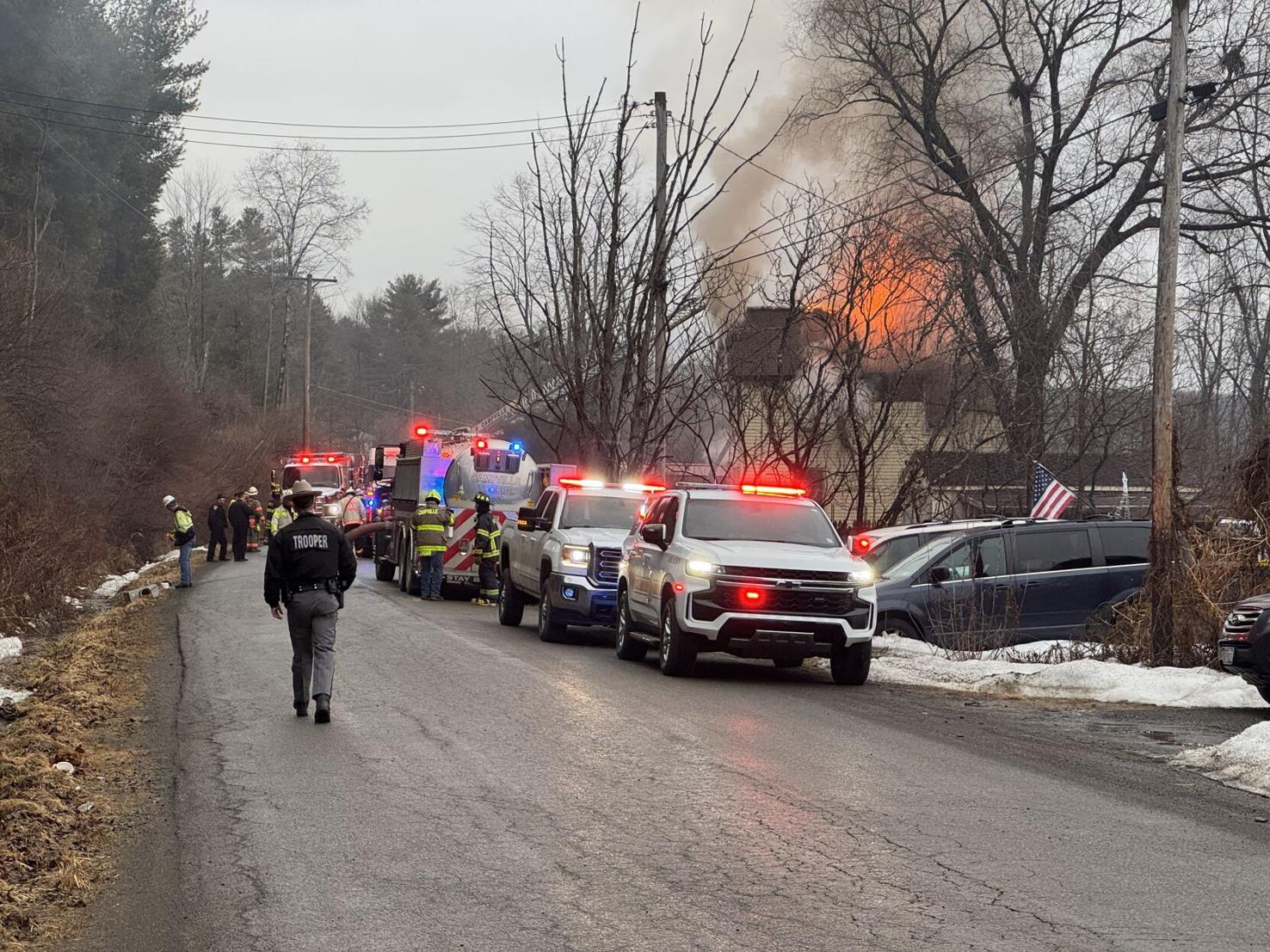 Emergency Crews Respond to Fully Involved Structure Fire on Barton Road ...