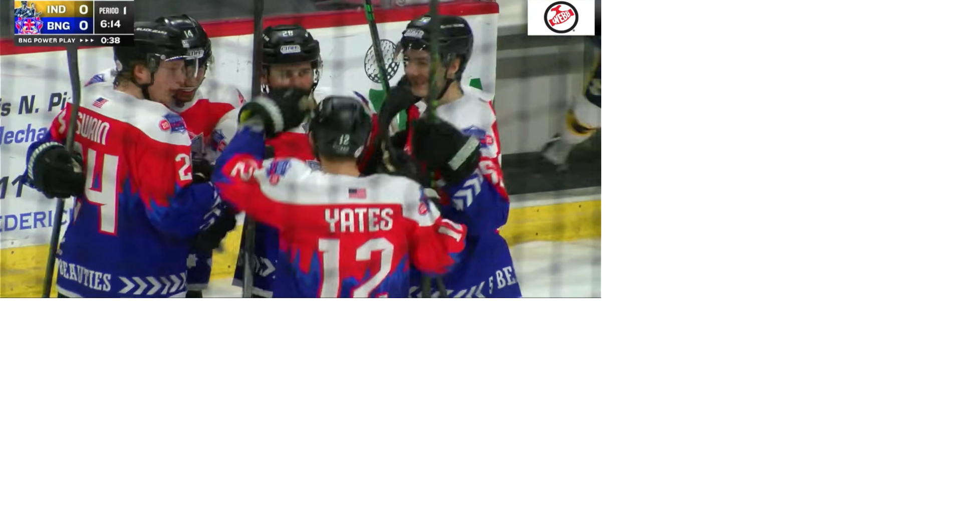 Black Bears complete weekend sweep of Indiana Saturday night