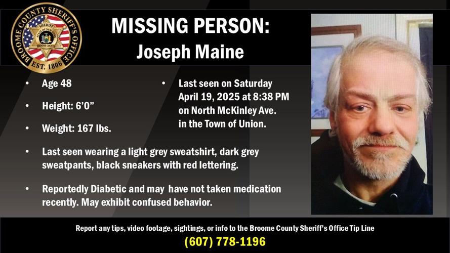 Josephy Li Missing Broome Sheriff's Office Asks Public To Help Find Missing Endicott Man ...
