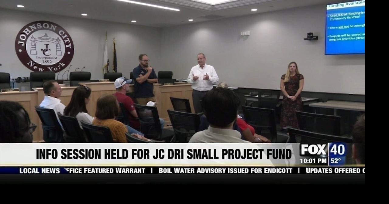 Info Session Held For JC DRI Small Project Fund | News | wicz.com