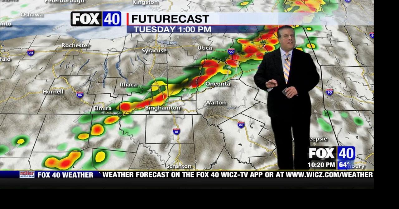 Mark Tarello's 10 PM Weather | Latest Forecast | wicz.com