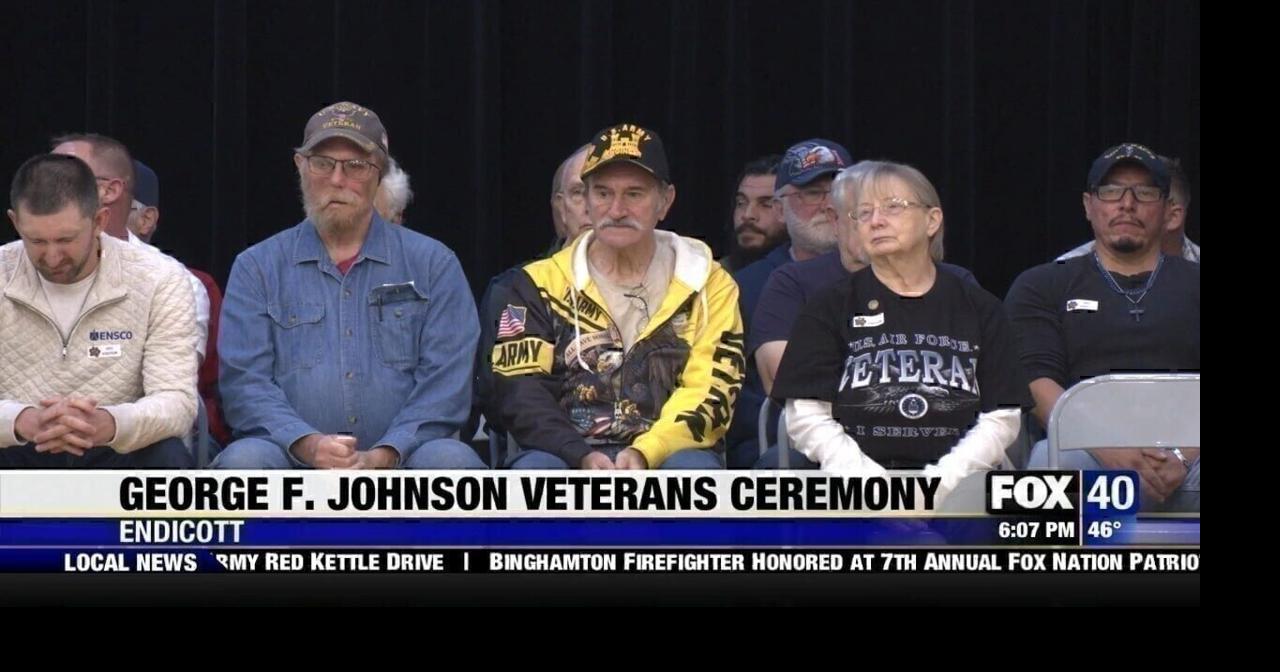George F. Johnson Veterans Ceremony | News | wicz.com