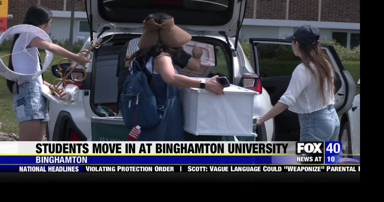 Students Move In At Binghamton University