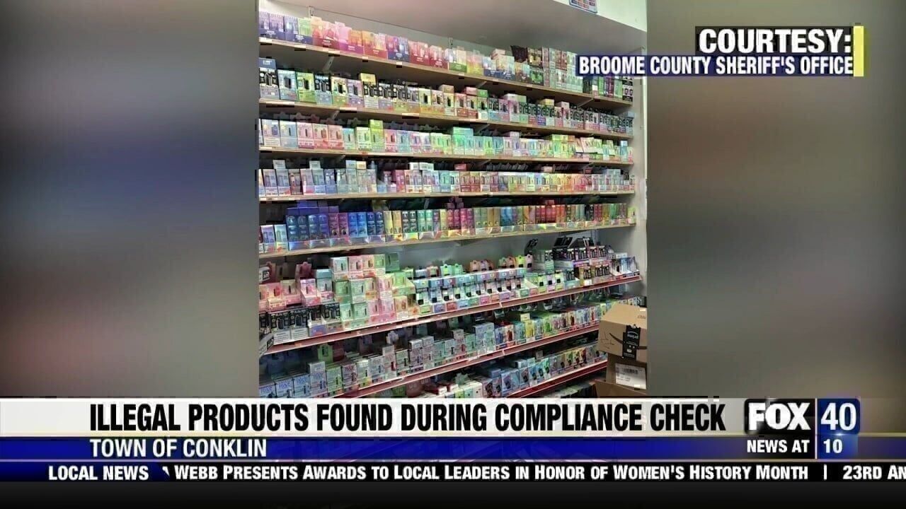Unlawful Products Seized After Compliance Check at Conklin Gas Station |  News