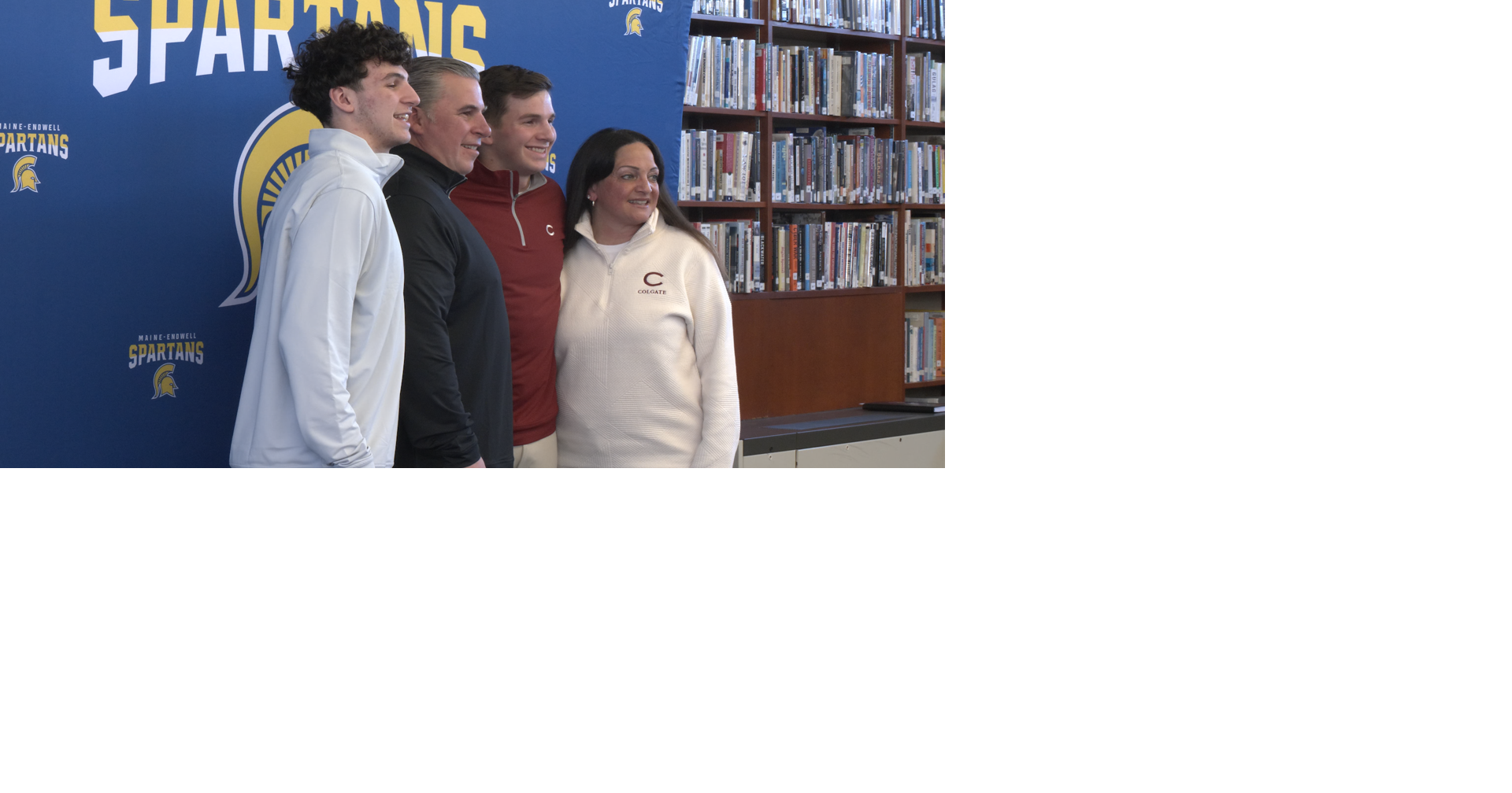 Maine-Endwell's Luca Konrad signs National Letter of Intent for football at Colgate