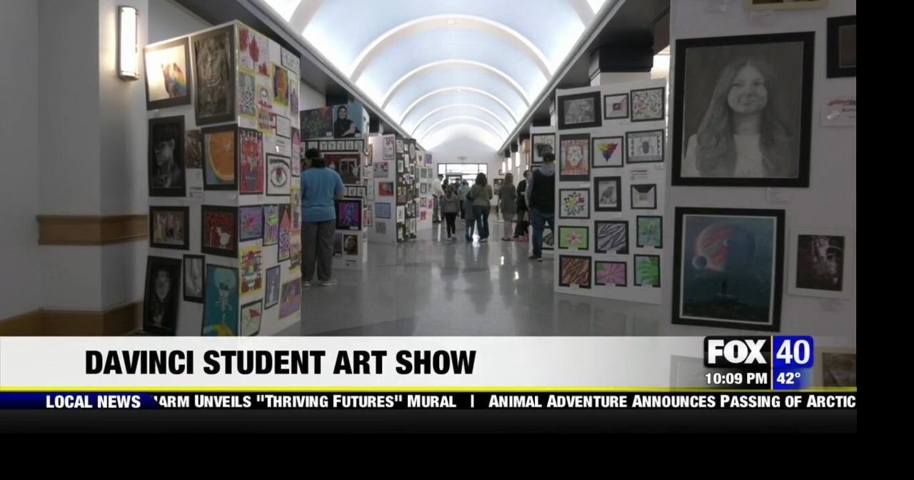 Student Art Show at the Broome County Library