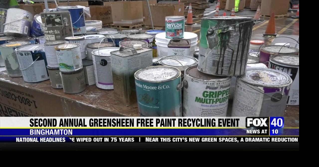 Second Annual Greensheen Free Paint Recycling Event