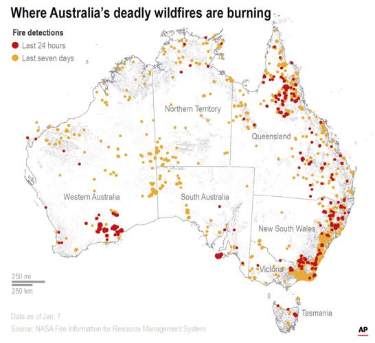 Storms bring relief and danger to Australian wildfires | Regional ...