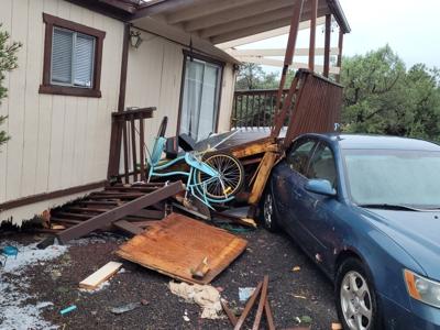 Update with photos: Homes damaged as tornado passes north of Williams ...