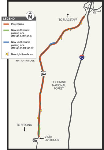 ADOT work continues on I-40; closures begin above Oak Creek Canyon ...