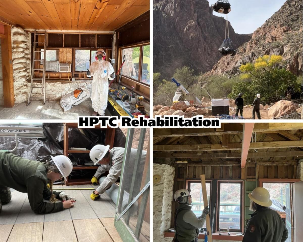 Restoration work ongoing at historic Phantom Ranch building | Grand ...