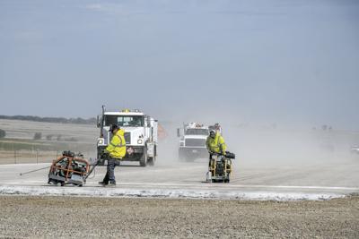 Williston Basin Airport to receive 3,000 tons of cement weekly to complete runway (copy)