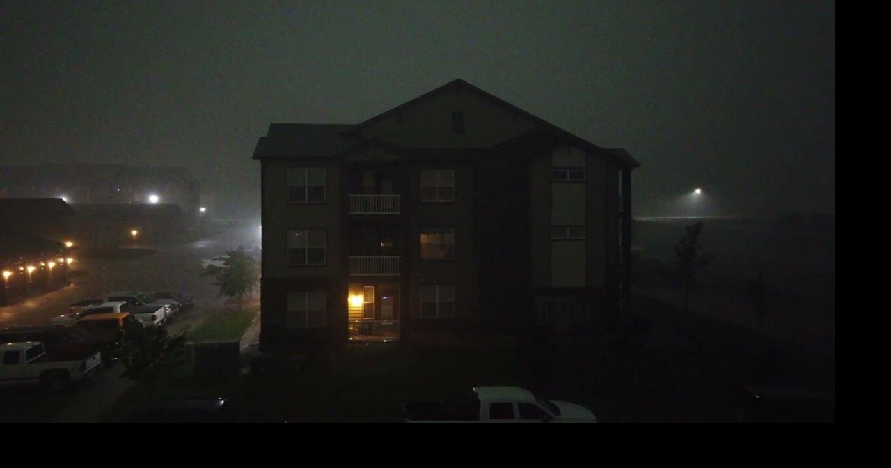 Thursday night storm Williston