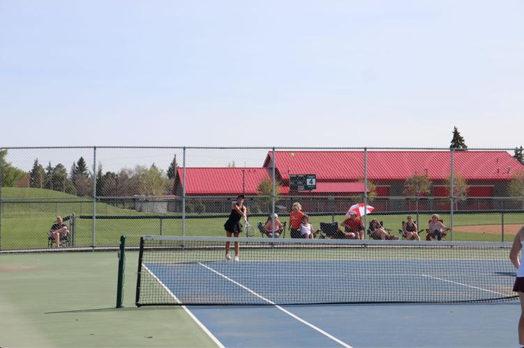 WHS girls tennis team finishes regular season with loss to Minot High