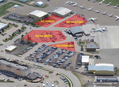 parking airport woes willistonherald construction cause month field international close lot during