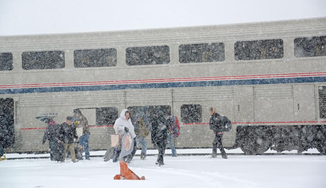 Spring break snow Lateseason storm drops 8 inches on Williston
