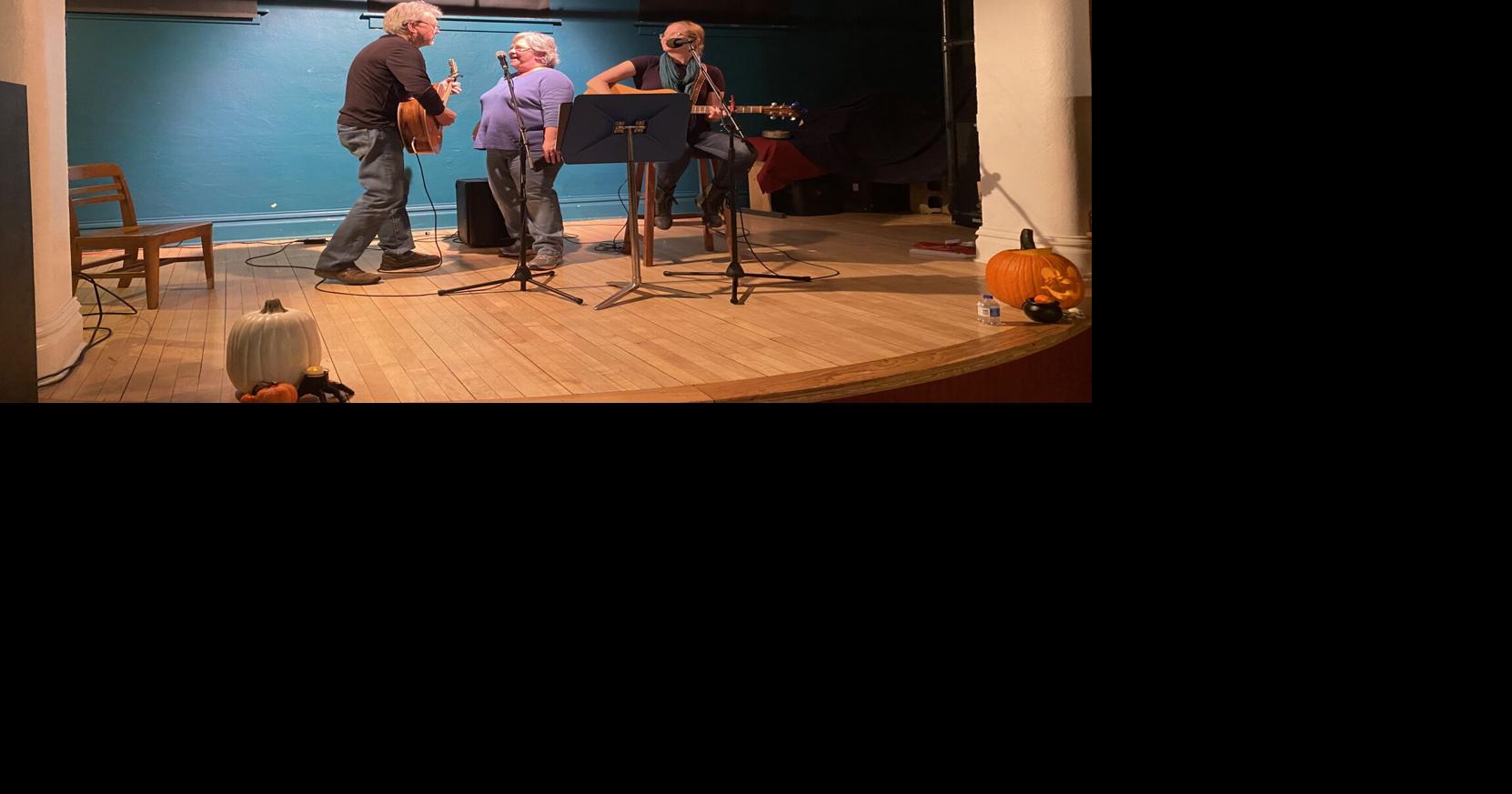 The James was rockin' out at open mic night Williston