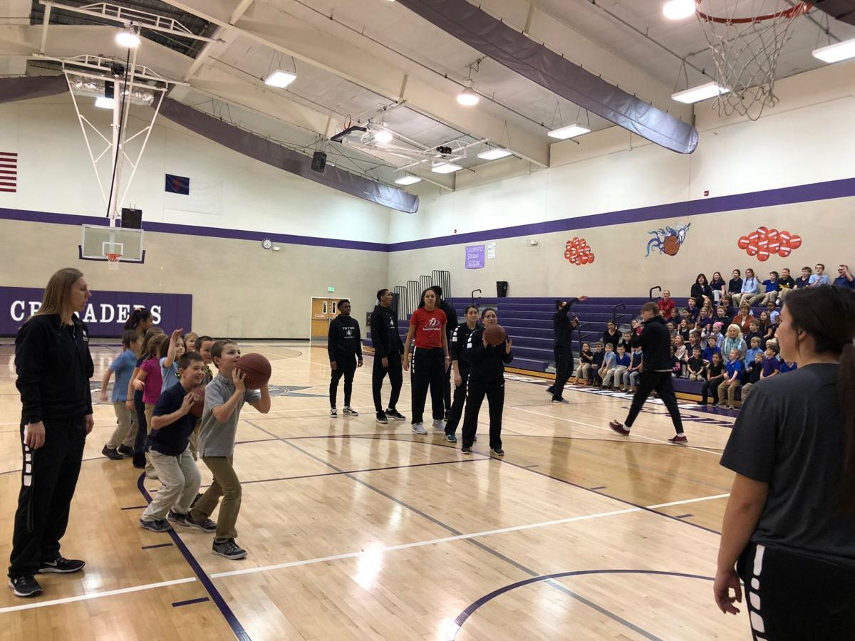 Tetons basketball teams visit Williston Trinity Christian School