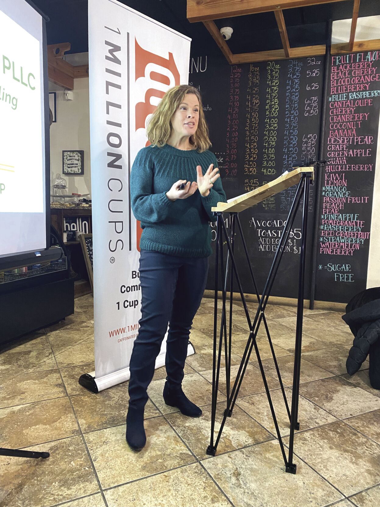 Nutrition and Beyond featured at 1 Million Cups Williston