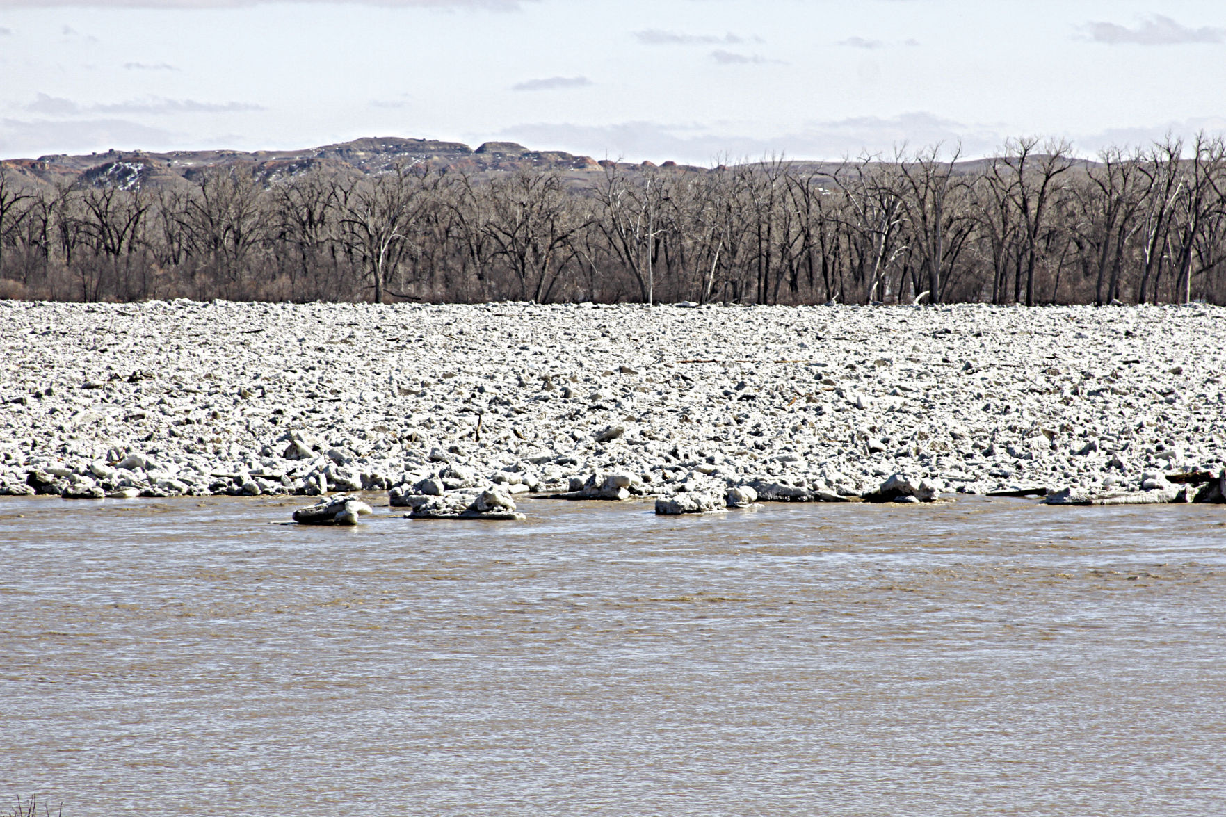 River Levels Are Rising On Yellowstone, And Ice Jams Are Heading For ...