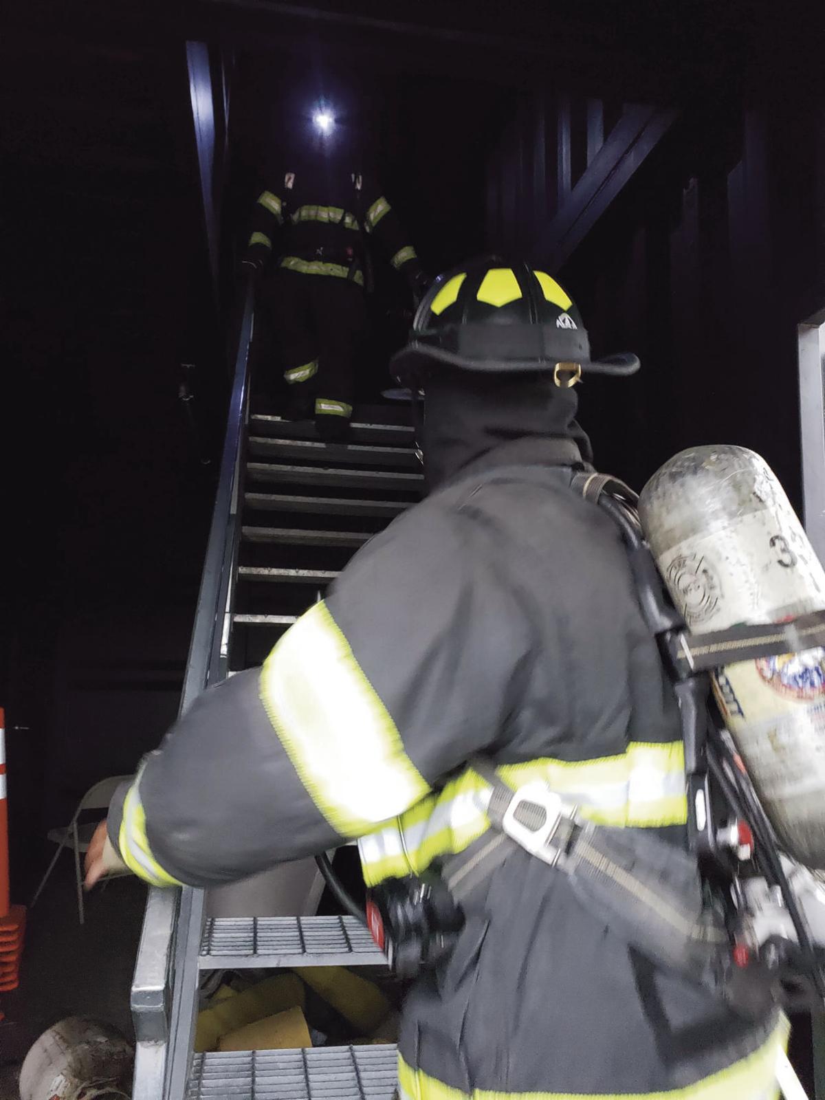 Memorial Stair Climb In Williston Salutes The Sacrifices Made On 9 11 Public Safety Willistonherald Com