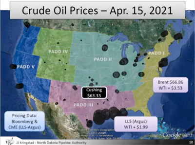 North Dakota Map Oil Fields 2022