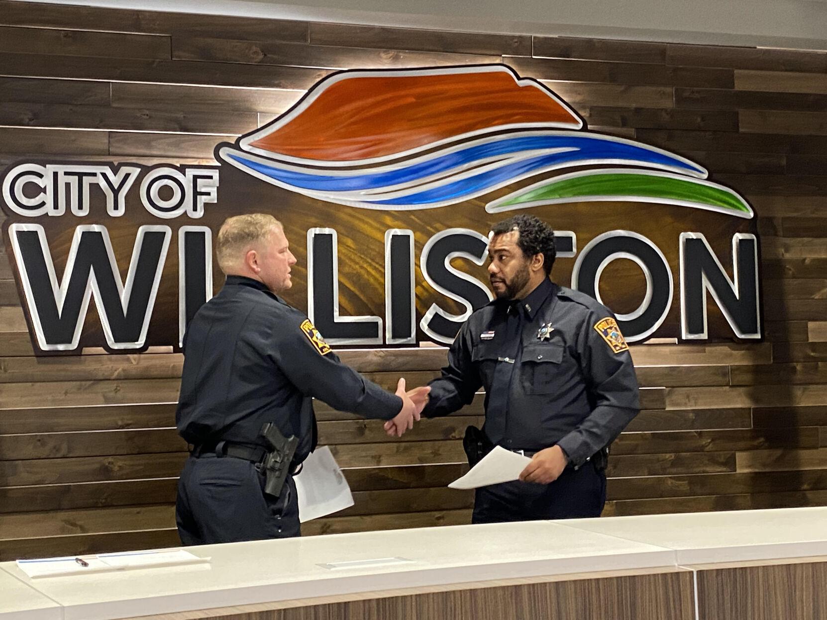 Williston PD three new officers Public Safety(05)