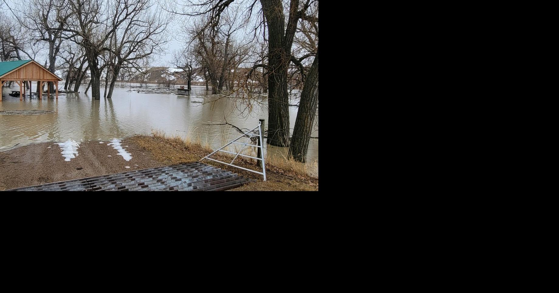 Milk River flooding causes closures in northeast Montana