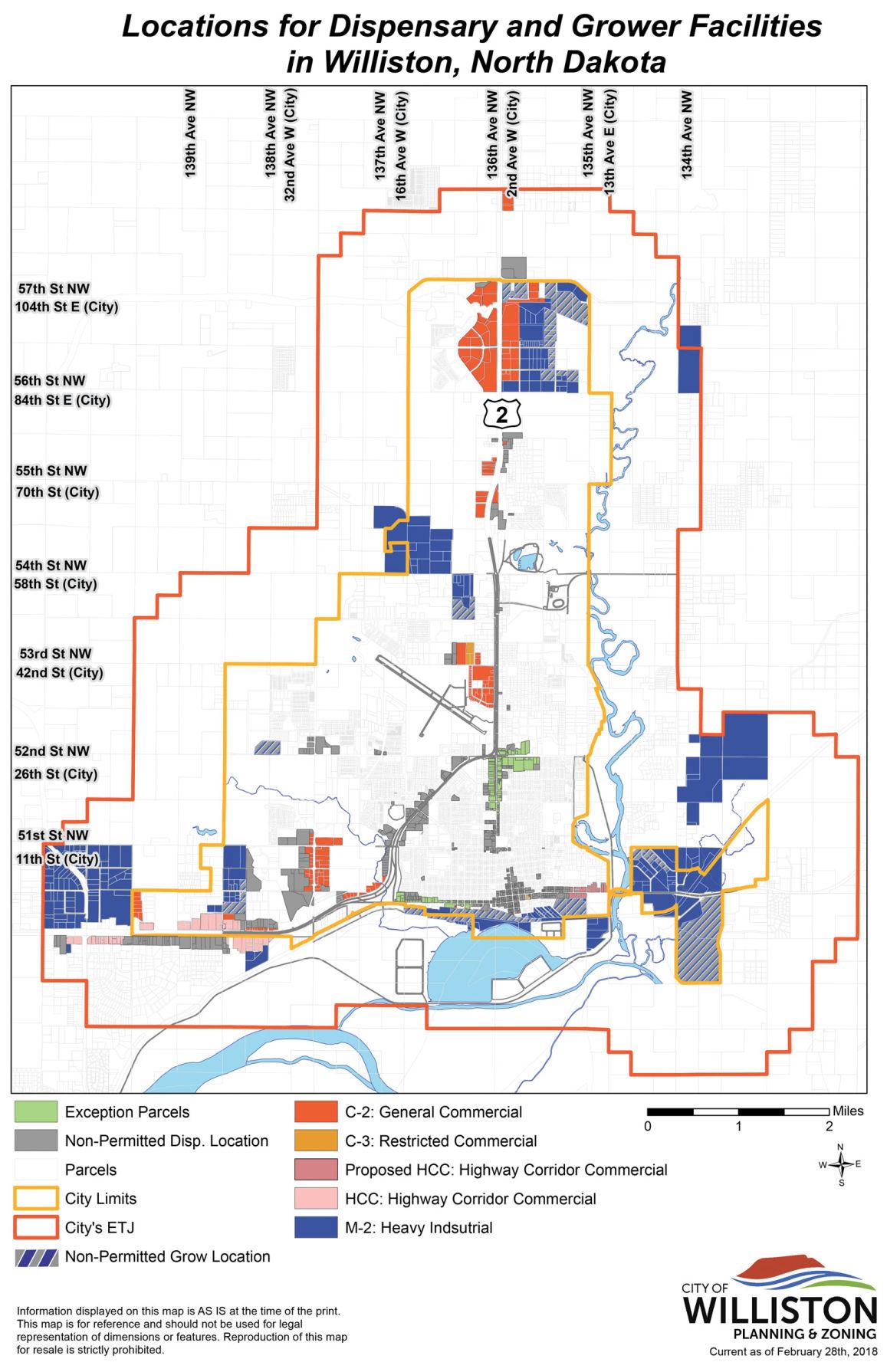 Williston looks at marijuana zoning, centers