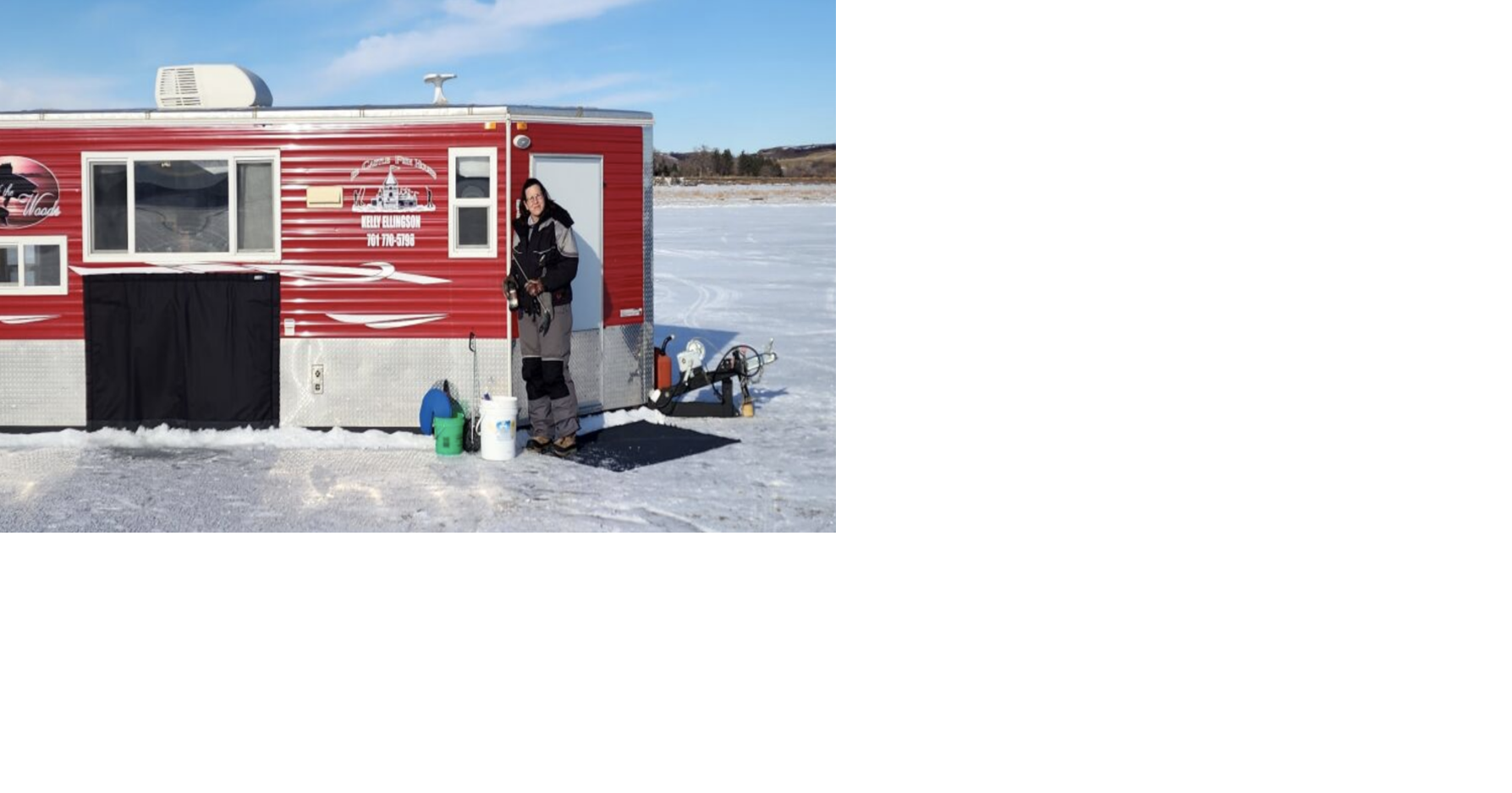 Out on the ice: Winter doesn’t stop anglers from having fun