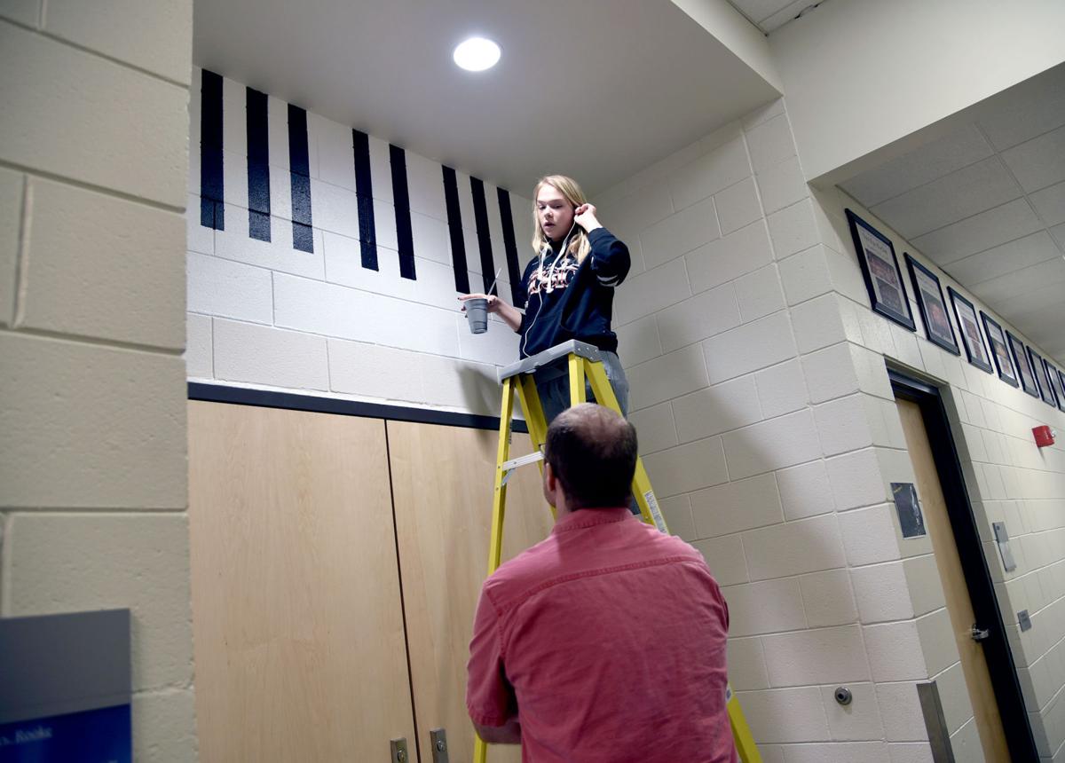 Mural Support Williston Students Decorate Halls Of New High