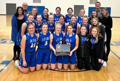 BBE Jaguars girls sub-section champs March 7, 2023