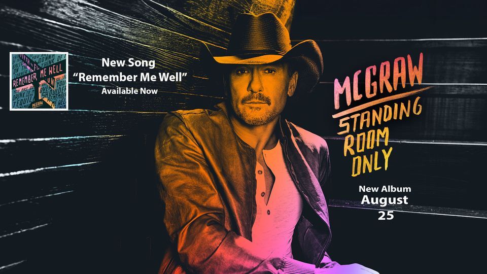 Tim McGraw announces new dates on his 2024 Standing Room Only