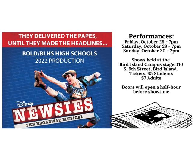Bold Blhs School S Production Of Newsies Calendar Willmarradio Com